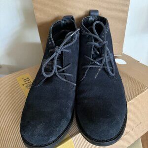 Bussola NILI NAVY SILK SUEDE Women’s Ankle Boot Size 39 MINT CONDITION